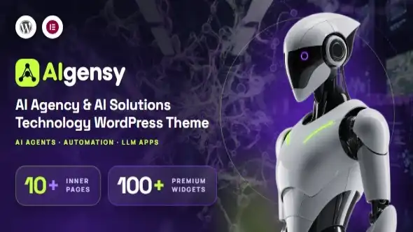 Aigensy – AI Agency & Technology WordPress Theme 65212570