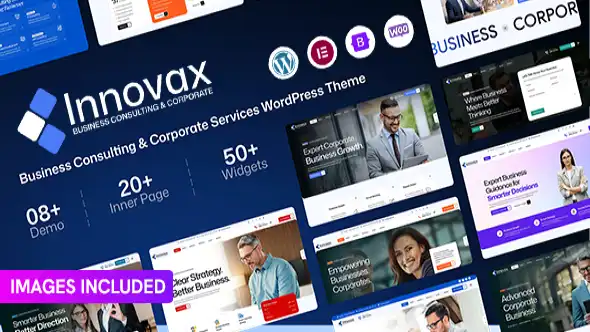 Innovax – Business Consulting & Corporate Services WordPress Theme 65108152