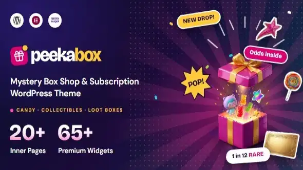 Peekabox – Mystery Box Shop & Subscription WordPress Theme 65215526