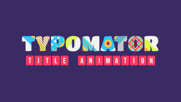 Typomator Title Animation 28292039