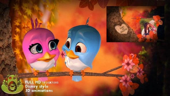 Happy Birds Valentine´s Day 10267106