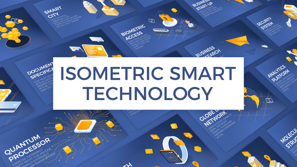 Isometric Smart Technology 25556128