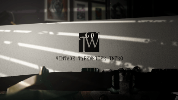 Production Company Vintage Typewriter Intro 22721044