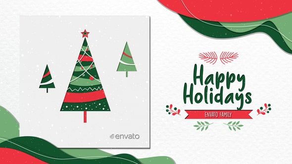 Christmas Cutout Greeting Card 29495093