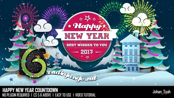 Happy New Year Countdown 19133170