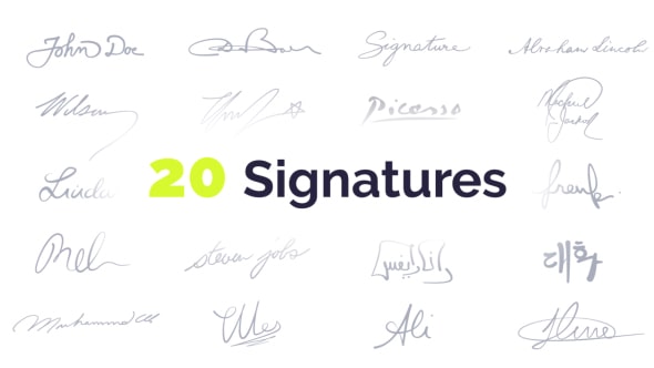 20 Signatures 19727426