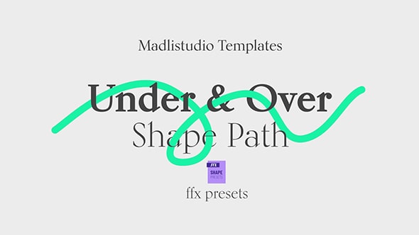 Under N Over – Shape Path Preset 38207213