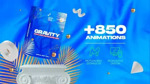 Gravity Social Media and Broadcast Pack 26414068