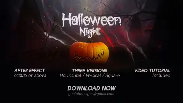 Halloween Night l Horror Opener l Pumpkin Horror l Ghost Opener 33790831