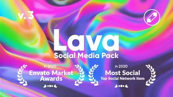 Lava | Social Media Pack 24118486
