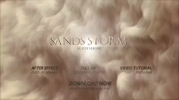 Sands Storm Slideshow l Dust Particles Titles l Golden Dust Titles 26694666