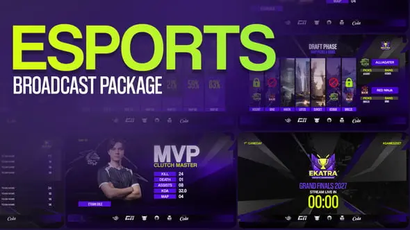 ESports Broadcast Package Complete Broadcasting & Streaming Solution 61075084