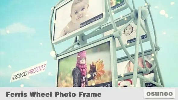 Ferris Wheel Photo Frame 3263052
