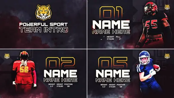 Sports Player Introduction – Sports Team Intro – Player Profile 61077646