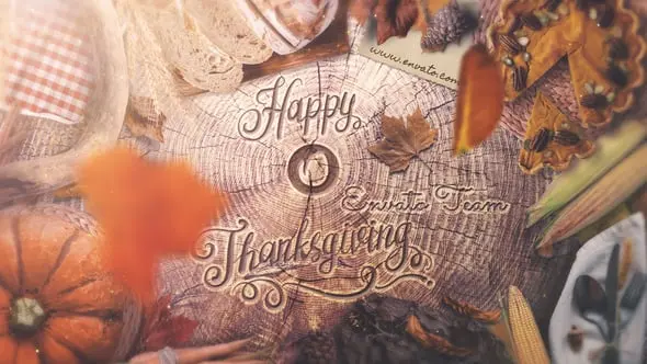 Thanksgiving Day Opener and Greeting Message 41413908