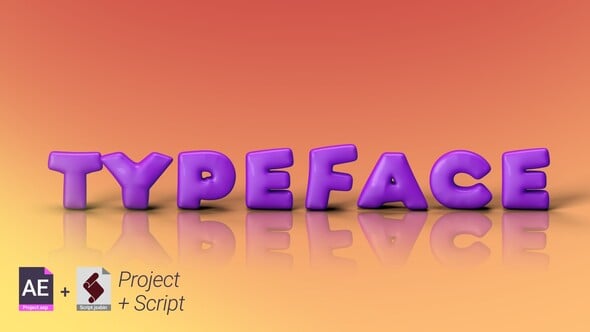 3D Bubble Typeface 31877785