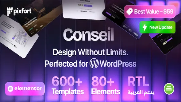 Conseil Business & Multipurpose Elementor WordPress Theme 61457003