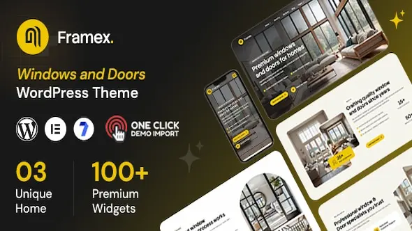 Framex - Windows and Doors WordPress Theme 63097808