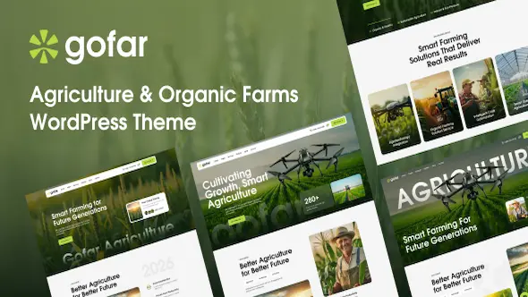 Gofar – Agriculture & Organic Farms WordPress Theme 63522504