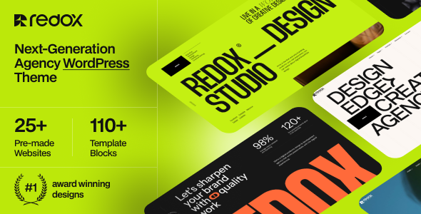 Redox - Creative Agency Portfolio WordPress Theme 59141897