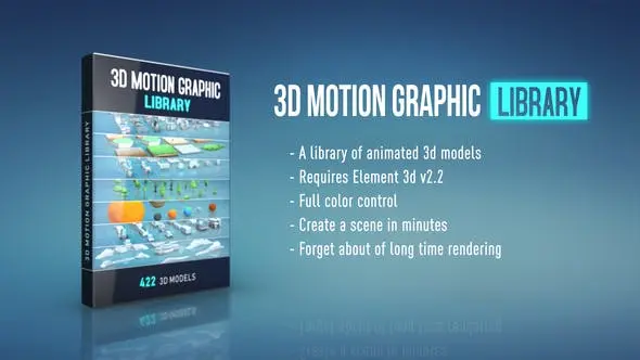 3D Motion Graphic Library 22872868 1 3D Motion Graphic Library 22872868