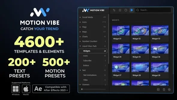 Motion Vibe | After Effects Templates & Motion Elements Extension 63182807 14 Motion Vibe | After Effects Templates & Motion Elements Extension 63182807