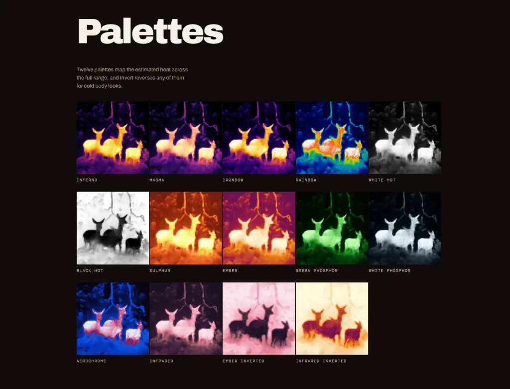 heatmap Palettes